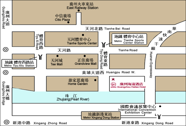 Haitao_Hotel_Guangzhou_Map